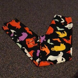 Lularoe tween Halloween leggings!